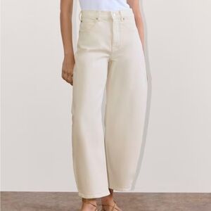 Everlane The Way-High Curve Jean in Calico Ecru
